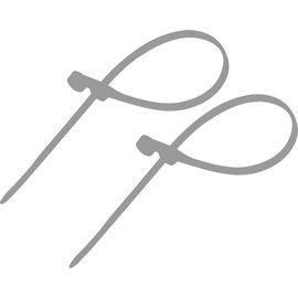 Нейлоновая хомут-стяжка под винт REXANT 150x3,6 мм, серая, упаковка 100 шт. 07-0154-3 