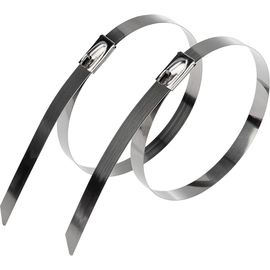 Стальная хомут-стяжка REXANT 300x4,6 мм, упаковка 10 шт. 07-0308-10 