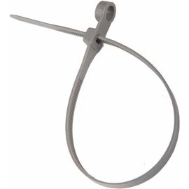 Нейлоновая хомут-стяжка под винт REXANT 100x3,6 мм, серая, упаковка 100 шт. 07-0104-3 