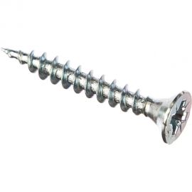 Универсальный саморез Tech-Krep 25х3,5 мм 200 шт оцинкованный, коробка с окном 102170 