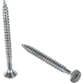 Универсальный саморез Tech-Krep 60х5,0 мм 100 шт оцинкованный, коробка с окном 102201 