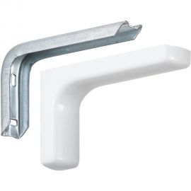 Кронштейн VORMANN Design 83х140х35 мм, оцинкованный, цвет: белый, 50 кг 01137 150 W 