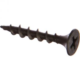 Саморез по дереву VIPКрепеж черный 3,5х25 к 28 шт 10104 VIPL 