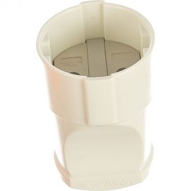 Штепсельное гнездо б/з, белое 10А 250В UNIVersal А115 