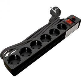 Сетевой фильтр UNIVersal ПВС 3*0,75 черный 3м 967U-4003 