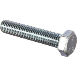 Болт DIN 933 с шестигранной головкой, оцинкованный М14х70, 15шт - коробка Tech-Krep 126534 