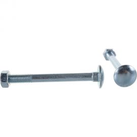 Мебельный болт Tech-Krep DIN603 оцинк. М8х80 с гайкой 2 шт 108772 