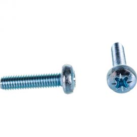 Винт DIN 7985 с полукруглой головкой, оцинкованный М5х20, 100шт - коробка Tech-Krep 105222 