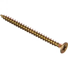 Универсальный саморез Tech-Krep 60х4,5 мм 150 шт желтый, коробка с окном 102257 