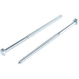 Сантехнический болт DIN 571 оцинкованный 6х120, 30шт - коробка Tech-Krep 126553 