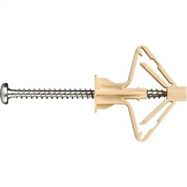 Анкер для листового материала с шурупом ЕВРОПАРТНЕР нейлон PLA диам.10мм 10шт. 11 1317 2 