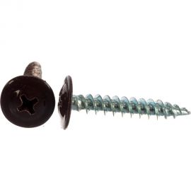 Прессшайба Качественный КРЕПЕЖ 4.2х25 мм, коричневая RAL 8017, острая, 160 шт 0200233 КЧ 