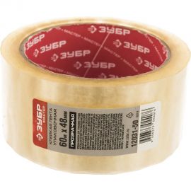 Лента клеящая упаковочная (48 мм; 60 м) Зубр 12031-50 