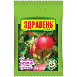 Удобрение для плодовых деревьев и ягодных кустарников Ваше Хозяйство Здравень Турбо 30 г 4620015690445 