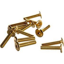 Мебельный винт с плоской головкой ЕВРОПАРТНЕР латунир. М6х30 20шт. 6 2111 4 