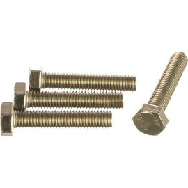 Болт ГОСКРЕП DIN 933 с шестигр. гол. с полн. рез. 8х40 нержав. сталь 4 шт. 10-0015300 
