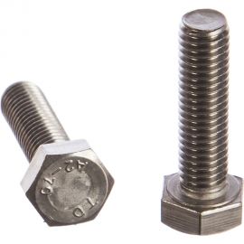 Болт с шестигранной головкой, с полной резьбой ЕВРОПАРТНЕР DIN 933 нержав. сталь, 8х30 мм, 4 шт. G2 3283 1 