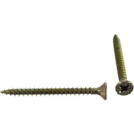 Шуруп Качественный КРЕПЕЖ желтый цинк 4,5x50, 130 шт. 0300487 КЧ 