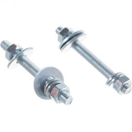 Шпилька DIN976 М6x60 ЕВРОПАРТНЕР в комплекте гайки DIN934 шайбы DIN 9021 и DIN127 Zn 2 шт. 12 0602 1 