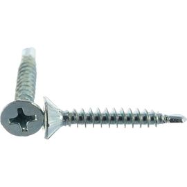 Оконный саморез Госкреп белые, сверло, 3.9х25 мм, 40 шт. 1-0021750 