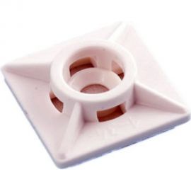 Самоклеящаяся площадка для хомутов ЕВРОПАРТНЕР 28х28 мм 20шт. 3 0822 2 