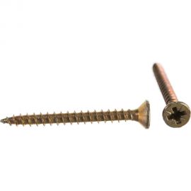 Универсальный саморез по дереву КрепСтройГрупп 4х40 желтый цинк, 300 шт. 145435 