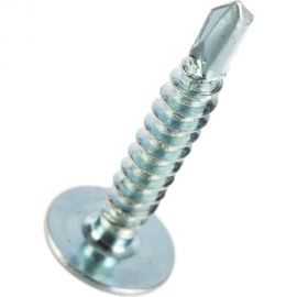 Саморезы с полусферической головкой и сверлом Профикреп цинк пакет, 4,2х25 12 шт 111731 