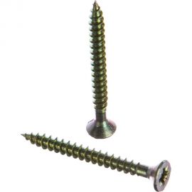 Универсальный саморез по дереву КрепСтройГрупп 6х60 желтый цинк, 100 шт. 145459 