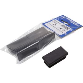 Прямоугольная заглушка для труб крепежная техника 25х50 мм 4 шт 60046 