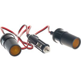Разветвитель автоприкуривателя 2гн шнур FD-1818 REXANT 16-0222 