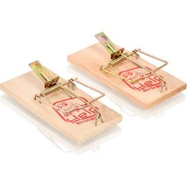 Мышеловка (дерево) 10х5х0,6 см 2 шт HELP 80265 