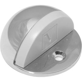Дверной упор DOORLOCK V SPHERE MCR серия Variant, матовый хром, сферический, серая резина 79079 