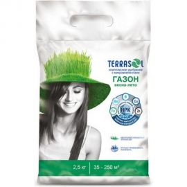 Удобрение сухое для газона весна-лето 2.5 кг Террасол Уд0102TER04 