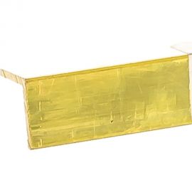 Уголок GAH ALBERTS латунный 10x10x1х1000 мм 470968 