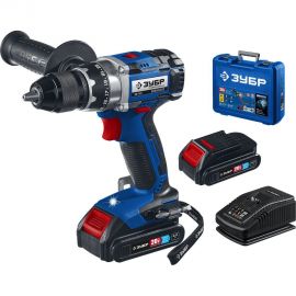 Бесщеточная дрель-шуруповерт ЗУБР Профессионал DB-201-22 