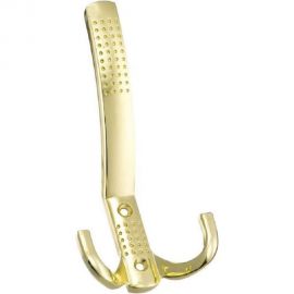 Крючок Tech-Krep с перфорацией, 3-х рожковый, золото 1 шт 129904 