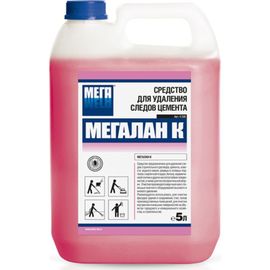 Средство для удаления следов цемента Мега МЕГАЛАН К 5 л К 330 