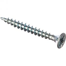 Универсальный саморез Tech-Krep 30х3,5 мм 200 шт оцинкованный, коробка с окном 102171 