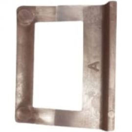 Москитная ручка Агат ПВХ, большая, под шнур, коричневая 4080.05 