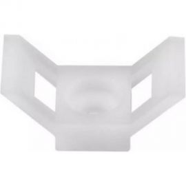 Площадка для крепления стяжки REXANT ПС-2 29x15 мм, белая, упаковка 100 шт. 07-2104 