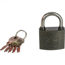 Навесной замок Аллюр HG-340C ВС1Ч-340 полимер 5 ключей 3372 