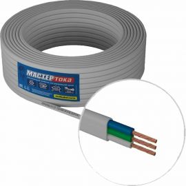 Провод ПУГНПбм Мастер Тока 3х2.5 белый 50м МТ1380 