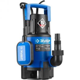 Дренажный насос ЗУБР Профессионал 750 Вт для грязной воды НПГ-Т3-750 