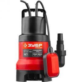 Дренажный насос ЗУБР 750 Вт для грязной воды НПГ-М1-750 