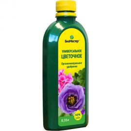 Комплексное универсальное удобрение БиоМастер для всех видов цветов, 0.35 л 00000000299 