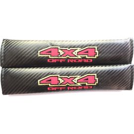 Накладка на ремень безопасности МАШИНОКОМ 4X4, ткань, вышивка, 2 шт. NRB047 