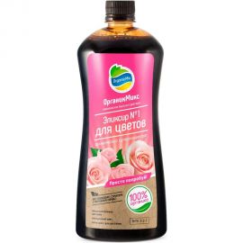 Удобрение для цветов Органик Микс Эликсир №1 0.9 л 20106 