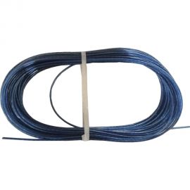 Стальной латунированный трос с покрытием полиамид BEFAST 2, погодоустойчивый, синий, 20м TCO020BS 