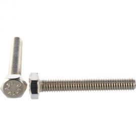 Болт ГОСКРЕП DIN 933 с шестигр. гол. с полн. рез. 6х40 нержав. сталь 4 шт. 10-0015200 