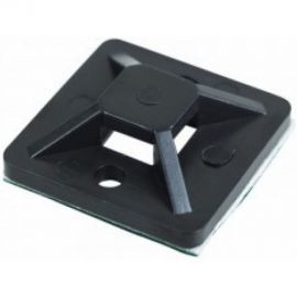 Самоклеящаяся площадка REXANT 25x25 мм, черная, упаковка 100 шт. 07-2026 